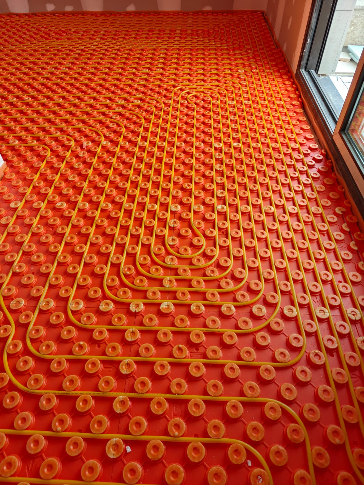 Instalación de suelo radiante